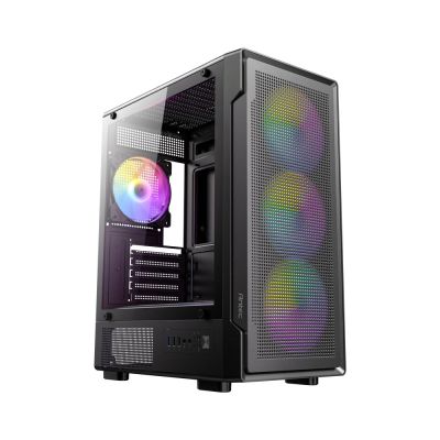 ANTEC VX300M ARGB Black (4x ARGB Fan) - m-ATX PC Gaming Casing