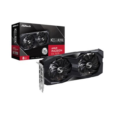 ASROCK Radeon RX 7600 Challenger 8GB OC GDDR6 VGA Card
