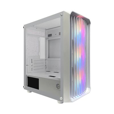 CUBE GAMING Cayn White - m-ATX PC Gaming Casing