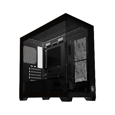 CUBE GAMING Glass Black - m-ATX PC Gaming Casing