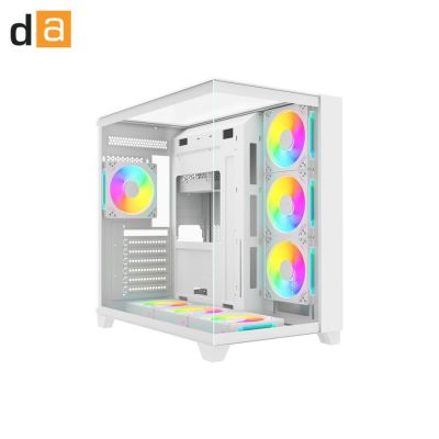 DIGITAL ALLIANCE N70X BTF White - ATX PC Gaming Casing