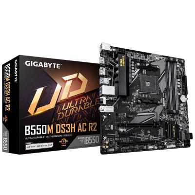 GIGABYTE B550M DS3H AC R2 AM4 Motherboard