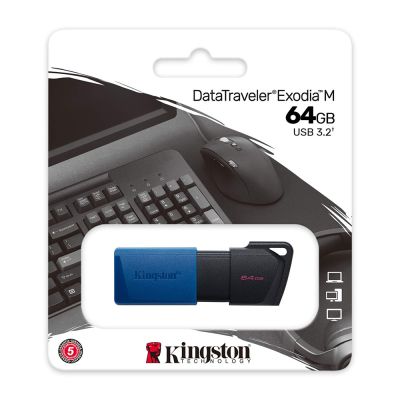 KINGSTON DataTraveler Exodia M 64GB USB 3.2 Flashdisk