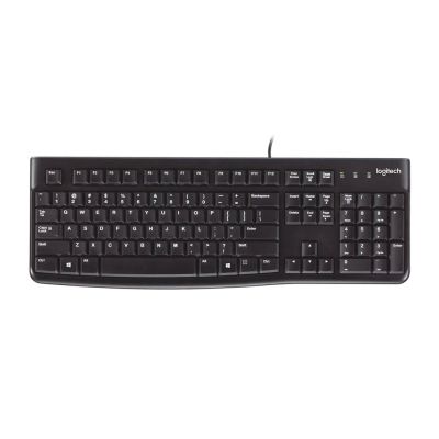 LOGITECH K120 USB Wired Keyboard – Keyboard Slim untuk Kerja & Sekolah