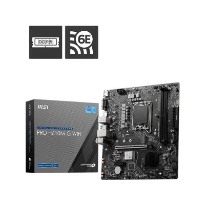 MSI PRO H610M-G WIFI DDR5 LGA1700 Motherboard
