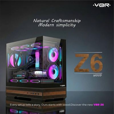 VBR Z6 Black - m-ATX PC Gaming Casing