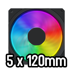 5 x ARGB Fan